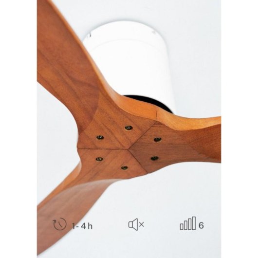 Create Wind Calm Ventilador de Techo Con Motor DC y Mando 132cm 40W Madera