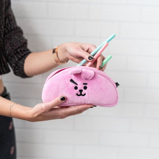Estojo Escolar Bt21 Bolacha