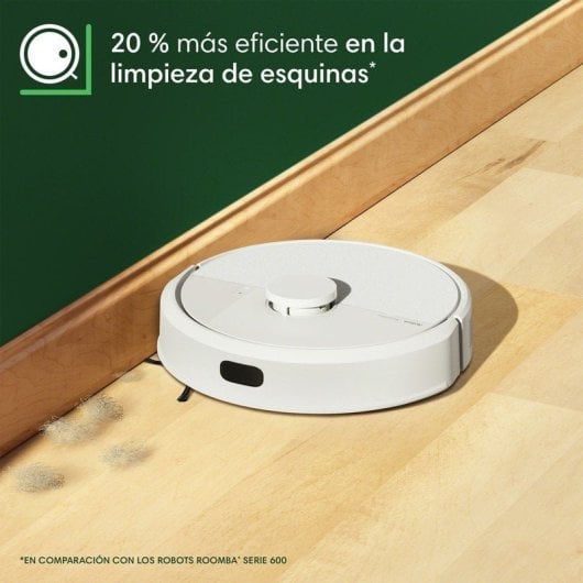 iRobot Roomba 105 Combo Robot Aspirador y Friegasuelos 7000Pa Blanco + Base de Autovaciado + Pack de 3 bolsas