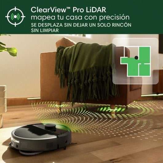 iRobot Roomba Plus 505 Combo Robot Aspirador con Base AutoWash Multifunción y Autolimpiable Negro + Pack de 3 bolsas