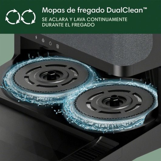 iRobot Roomba Plus 505 Combo Robot Aspirador con Base AutoWash Multifunción y Autolimpiable Negro + Pack de 3 bolsas