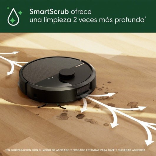 iRobot Roomba Plus 505 Combo Robot Aspirador con Base AutoWash Multifunción y Autolimpiable Negro + Pack de 3 bolsas