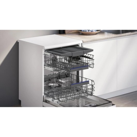 Lavavajillas Siemens SN25ZW08CE 14 Cubiertos Secado Zeolite Airflow Blanco 40dB Clase B