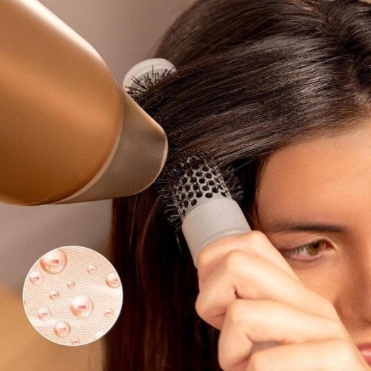 Secador de Pelo Cecotec IoniCare Power&Go Heaven Champagne 2400W Iónico Plegable