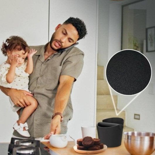 Contenedor de posos de café Cecotec Baristeo Throw&Away Large ABS 1.2L base antideslizante