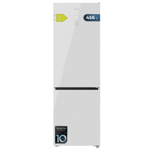 Cecotec Bolero CoolMarket Combi 456LFrigorífico 201cm Clase C Cristal Blanco No Frost