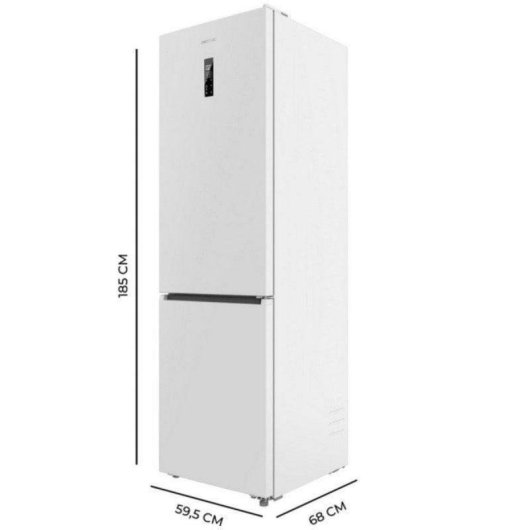 Réfrigérateur Combiné Cecotec Bolero CoolMarket Total No Frost 185 cm 409 L C Blanc