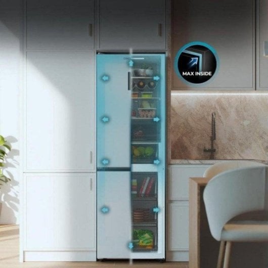 Réfrigérateur Combiné Cecotec Bolero CoolMarket Total No Frost 185 cm 409 L C Blanc