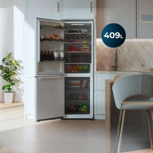 Réfrigérateur Combiné Cecotec Bolero CoolMarket Total No Frost 185 cm 409 L C Blanc