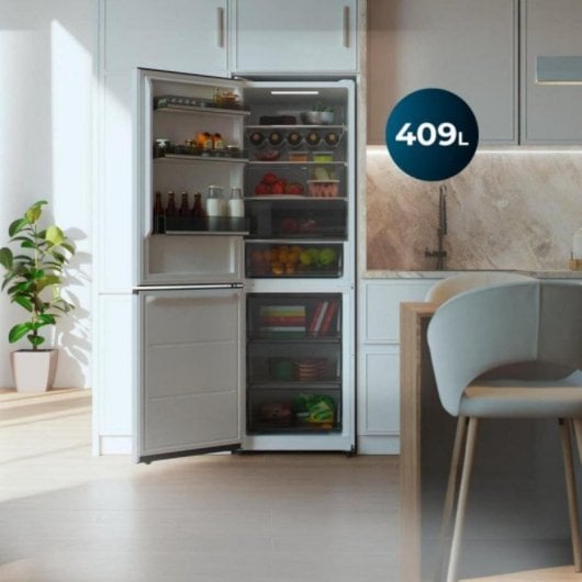 Cecotec Bolero CoolMarket Combi 409L Frigorífico 185cm Clase C Blanco No Frost