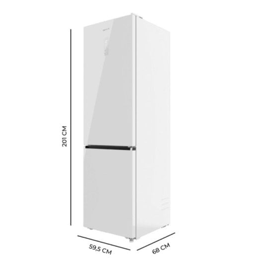 Cecotec Bolero CoolMarket Combi 456456L Frigorífico  201cm E Cristal Blanco No Frost