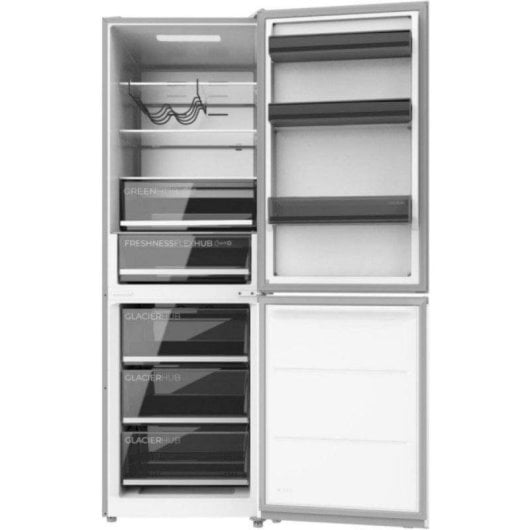 Frigorifero Combi Cecotec Bolero CoolMarket Combi 409 Total No Frost 185cm 409L C Inox