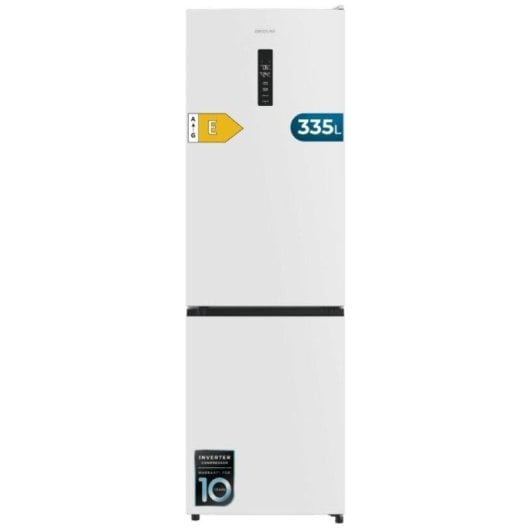 Frigorífico Combi Cecotec Bolero CoolMarket Combi 335 Total No Frost 195,3cm 335L E Branco