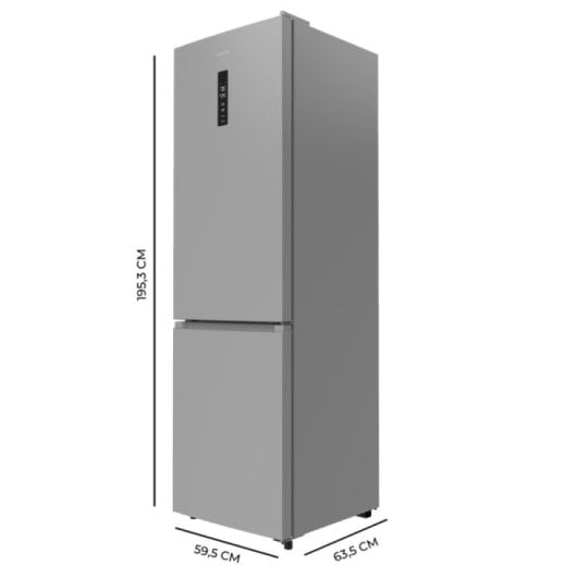 Cecotec Bolero CoolMarket Combi 335 Frigorífico Combi 335L No Frost E Gris