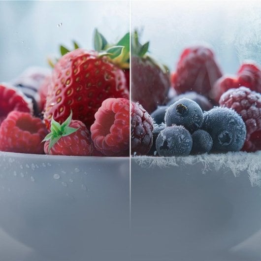 Frigorifero Bolero CoolMarket Combi Dark 195cm 333L E Inox No Frost