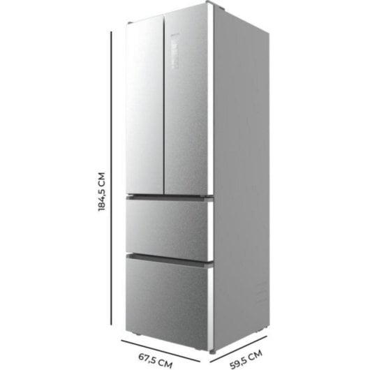 Cecotec Bolero CoolMarket Combi F2D 395L Frigorífico 185cm Clase E Inox No Frost