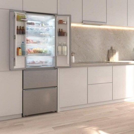 Réfrigérateur Combiné Cecotec Bolero CoolMarket Combi F2D Total No Frost 185 cm 395 L E Inox