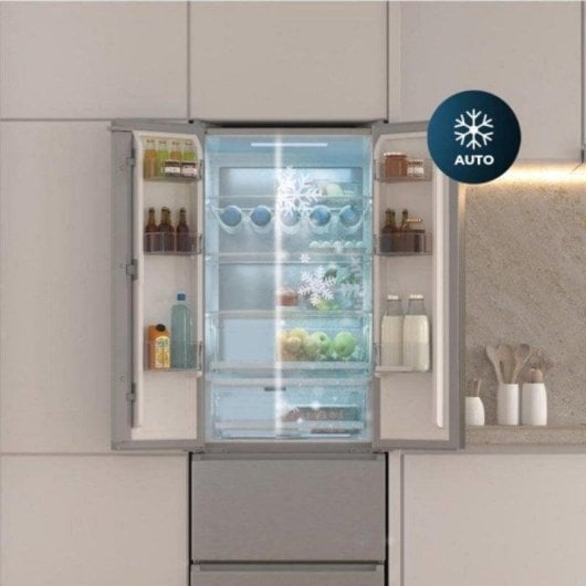 Réfrigérateur Combiné Cecotec Bolero CoolMarket Combi F2D Total No Frost 185 cm 395 L E Inox
