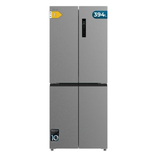 Frigorifero Quattro Porte Cecotec Bolero CoolMarket 4D 394 Total No Frost 394L E Inox