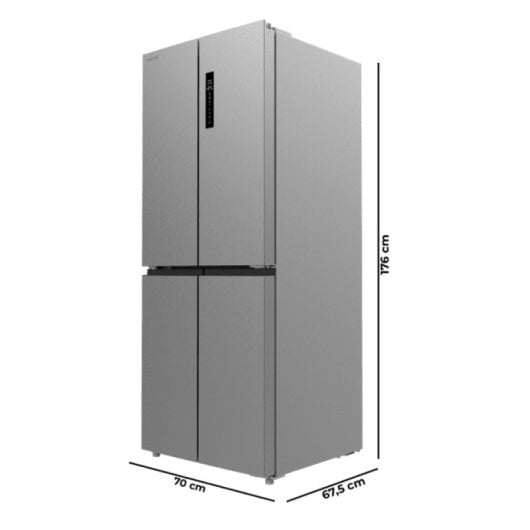 Frigorifero Quattro Porte Cecotec Bolero CoolMarket 4D 394 Total No Frost 394L E Inox