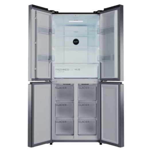 Frigorifero Quattro Porte Cecotec Bolero CoolMarket 4D 394 Total No Frost 394L E Inox