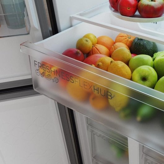 Frigorífico Cuatro Puertas Cecotec Bolero CoolMarket 4D 394 Inox Total No Frost 394L E Inox