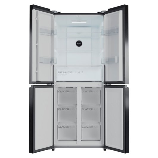 Frigorifero Quattro Porte Cecotec Bolero CoolMarket 4D 394 Total No Frost 394L E Nero