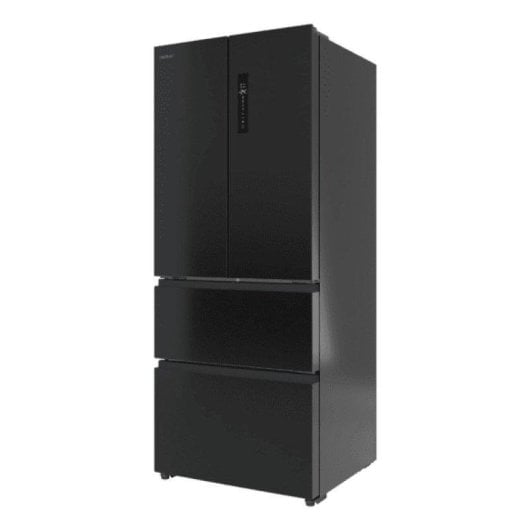 Frigorífico Cuatro Puertas Cecotec Bolero CoolMarket F2D 403 Total No Frost 185 cm 403L E Negro Display Inverter