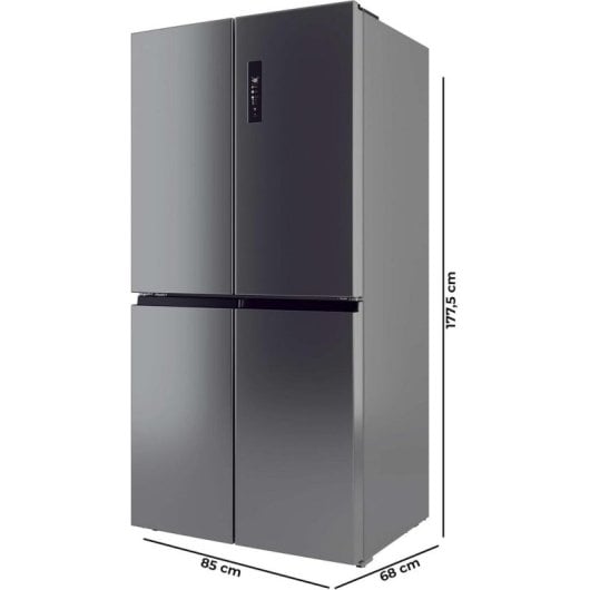 Kühlschrank Vier Tür Cecotec Bolero CoolMarket 4D 503 Inox E Total No Frost 177 cm 503L E Inox