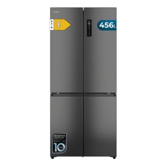 Kühlschrank Vier Türen Cecotec A01_EU01_109112 Total No Frost 190cm 456L E Schwarz Inverter