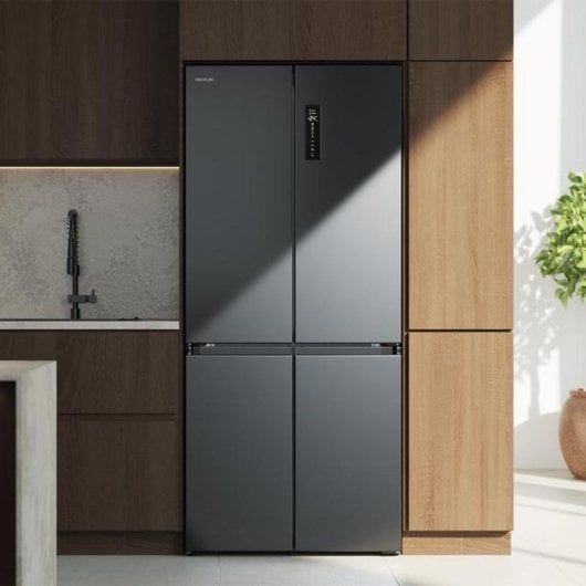 Kühlschrank Vier Türen Cecotec A01_EU01_109112 Total No Frost 190cm 456L E Schwarz Inverter