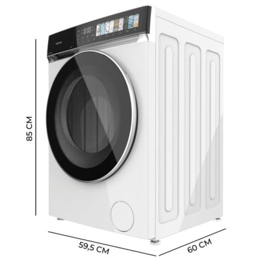 Lavadora Cecotec Bolero DressCode 8970 Carga Frontal 8 kg 1400 rpm A Blanca Puerta XXL Vapor