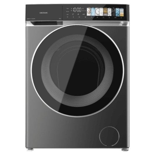 Lavadora Cecotec Bolero DressCode 8970 Carga Frontal 8kg 1400rpm A Steel Vapor Panel FullColor