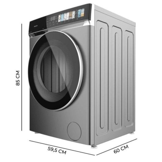 Lavadora Cecotec Bolero DressCode 8970 Carga Frontal 8kg 1400rpm A Steel Vapor Panel FullColor