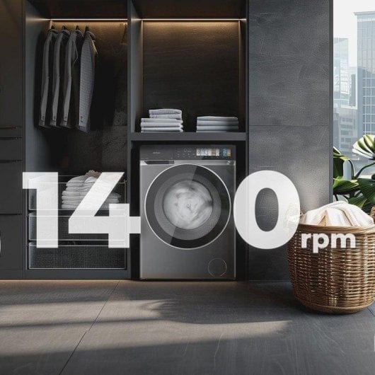 Lavadora Cecotec Bolero DressCode 8970 Carga Frontal 8kg 1400rpm A Steel Vapor Panel FullColor