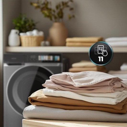 Lavadora Cecotec Bolero DressCode 8970 Carga Frontal 8kg 1400rpm A Steel Vapor Panel FullColor