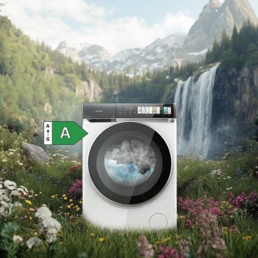 Lavadora Cecotec Bolero DressCode 9970 Carga Frontal 9 kg 1400 rpm A Blanca Vapor SteamMax