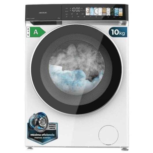 Máquina de Lavar Roupa Cecotec Bolero DressCode 10970 10 kg 1400rpm A Branco Vapor