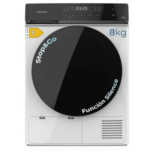 Asciugatrice a pompa di calore Cecotec Bolero DressCode Dry 8400 Max+ 8kg Classe energetica E FullTouch Silence