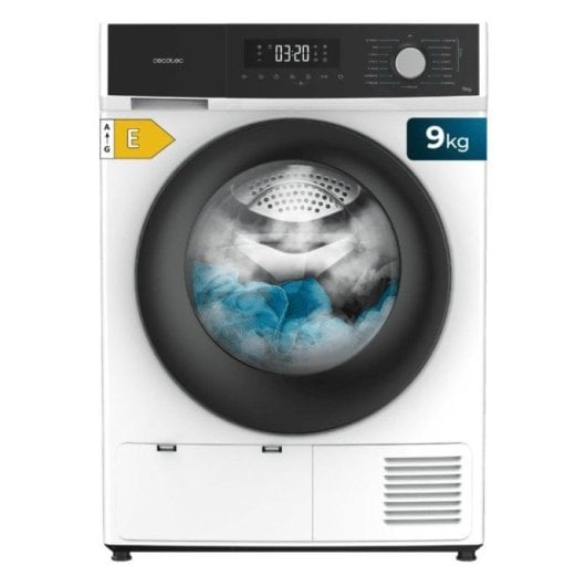 Cecotec Bolero Dresscode Dry 9330 Secadora 9kg Bomba de Calor E Blanca 15 Programas Silence