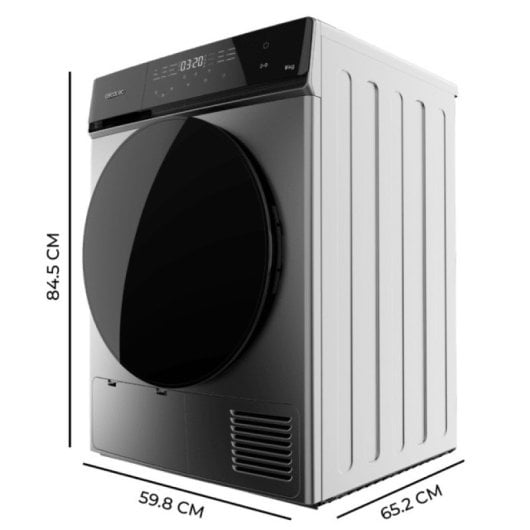 Secadora Bolero DressCode Dry 9400 Steel 9kg Bomba de Calor Clase E FullTouch Silence