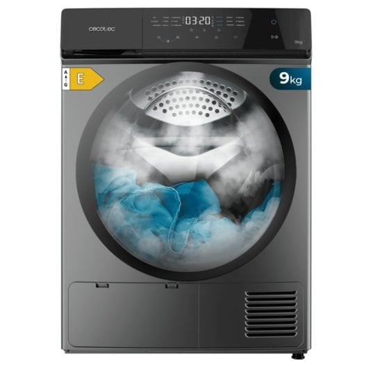 Sèche-linge à condensation Cecotec Bolero DressCode Dry 9400 Steel 9kg Classe E FullTouch Silence
