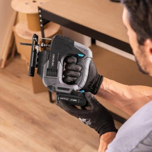 Stichsäge Cecotec MultiCut 500 Vision Liberty kabellos 21V Laser 8 Sägeblätter