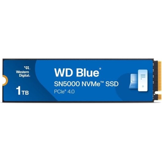 WD Blue SN5000 1TB Disco SSD M.2 PCIe 4.0 NVMe Gen4 Bulk