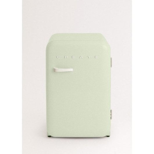Create Frigorífico Retro Compacto 107L Gas R600a Verde F