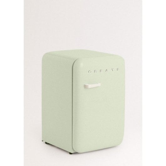 Create Frigorífico Retro Compacto 107L Gas R600a Verde F
