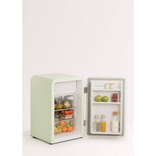 Create Frigorífico Retro Compacto 107L Gas R600a Verde F