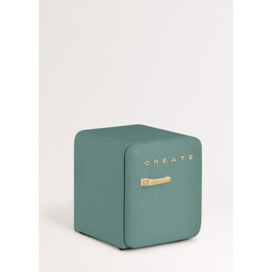 Frigorífico Retro Compacto 48L Eco Friendly R600a Verde F