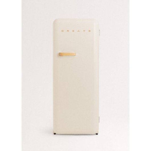 Create Frigorífico Una Puerta Retro 281L R600a Eco Friendly 150cm Blanco Roto D
