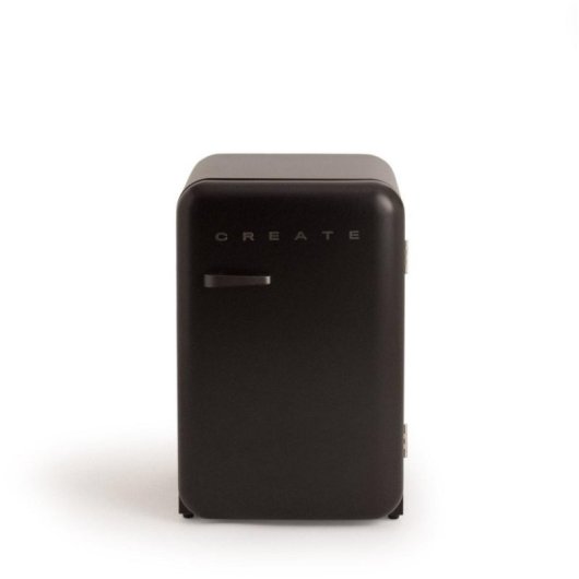 Create Frigorífico Mini Retro 107L Eco Friendly Gas R600a Negro D
